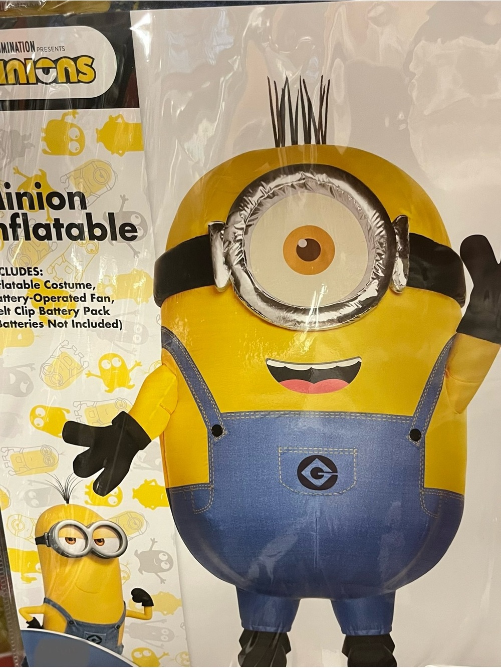 Minion inflatable Halloween costume kids boy S/M